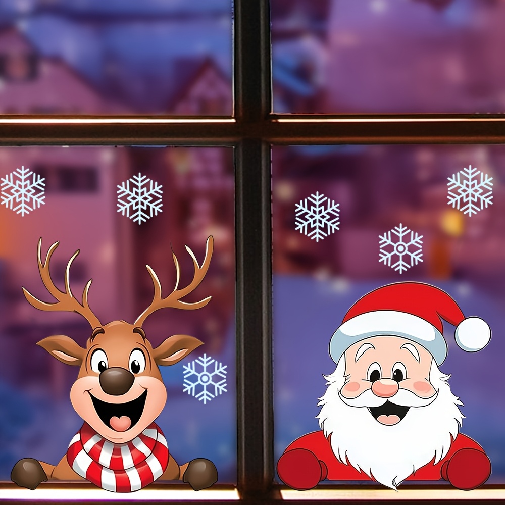 Festive Christmas Window Stick - Snowflake Window Decal のレビューと価格