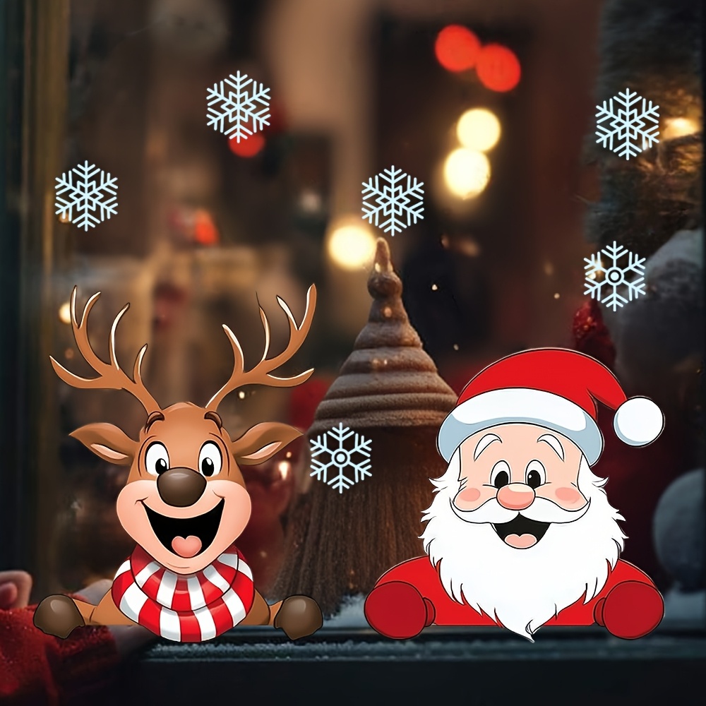 Festive Christmas Window Stick - Snowflake Window Decal のレビューと価格