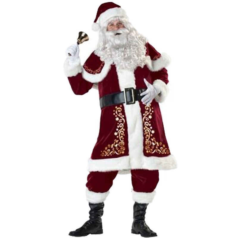 Santa Claus Costume Women Men  - Elf Costume Christmas のレビューと価格