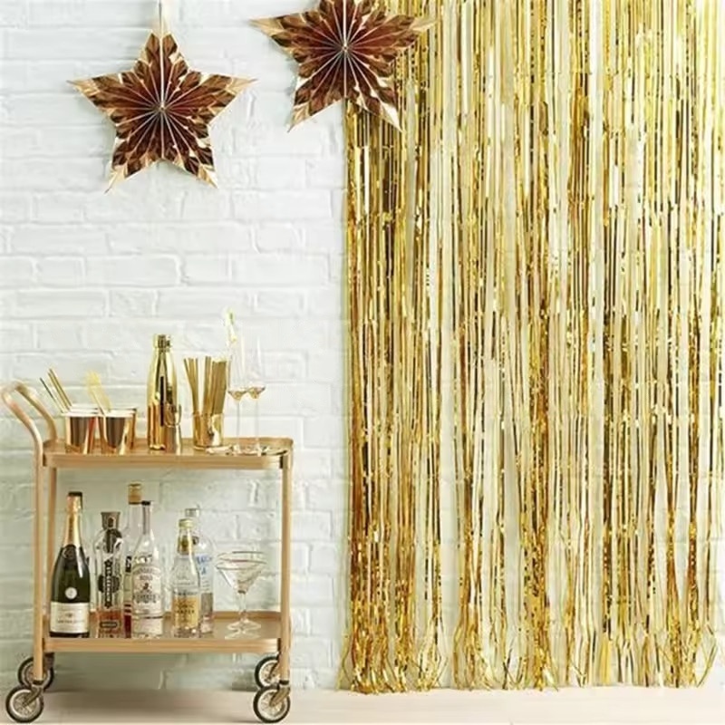 1/2/3Pack Glitter Party Backdr - Tinsel Garland Decoration のレビューと価格