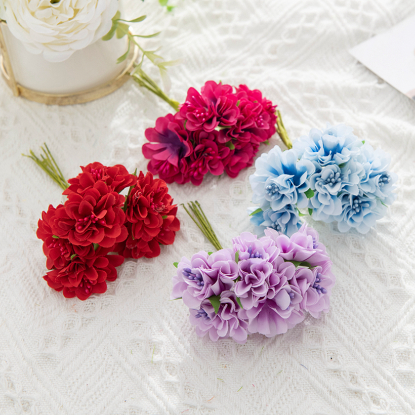 18Pcs Artificial Flowers Stame - Christmas Wreath Fake のレビューと価格