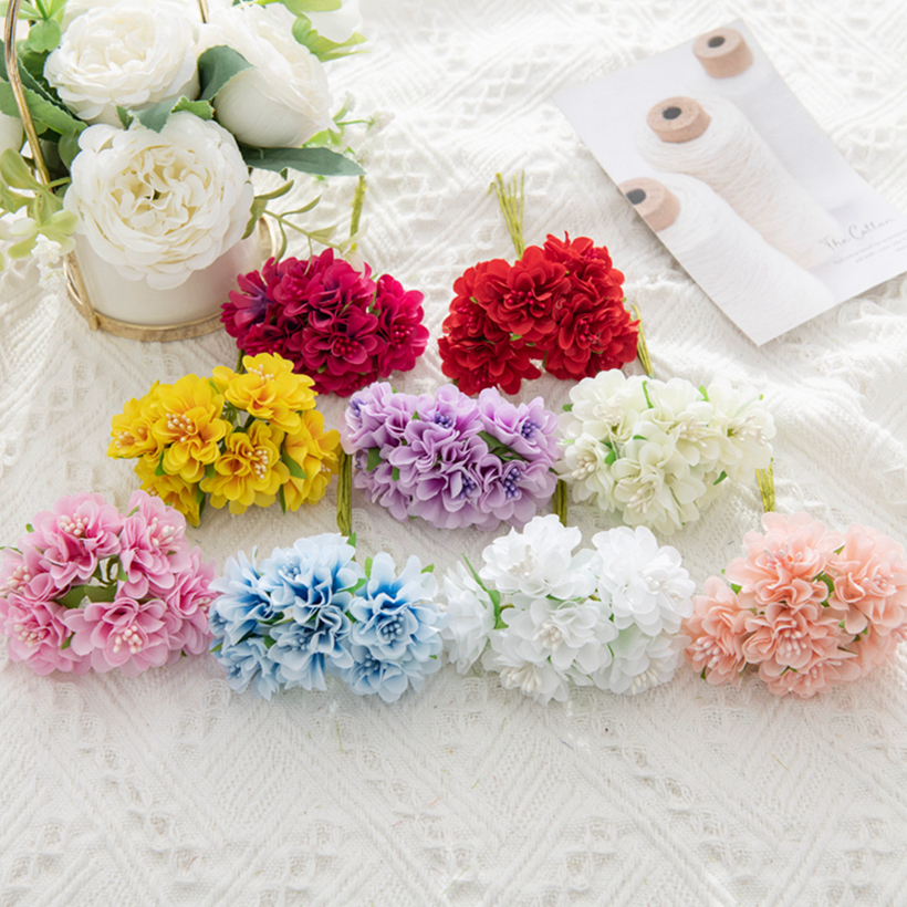 18Pcs Artificial Flowers Stame - Christmas Wreath Fake のレビューと価格