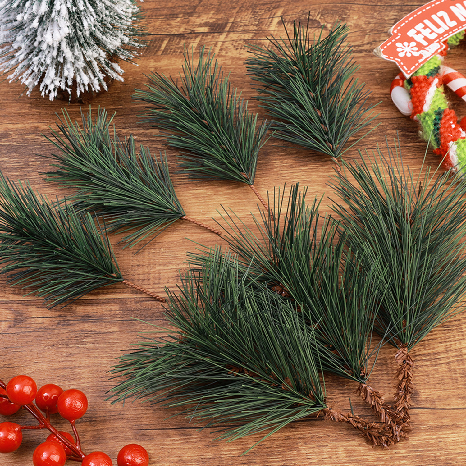 Fake Tree Leaves Branches Arti - Christmas Tree Artificial のレビューと価格