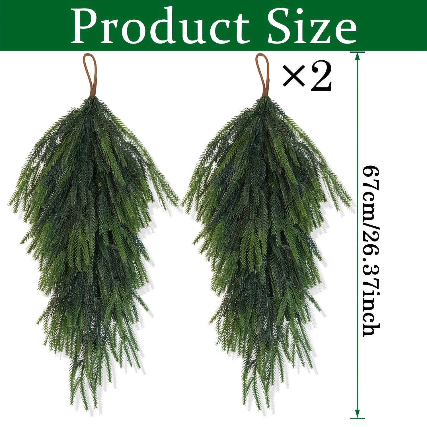 4pcs/2pcs Artificial Pine Need - Christmas Tree Artificial のレビューと価格