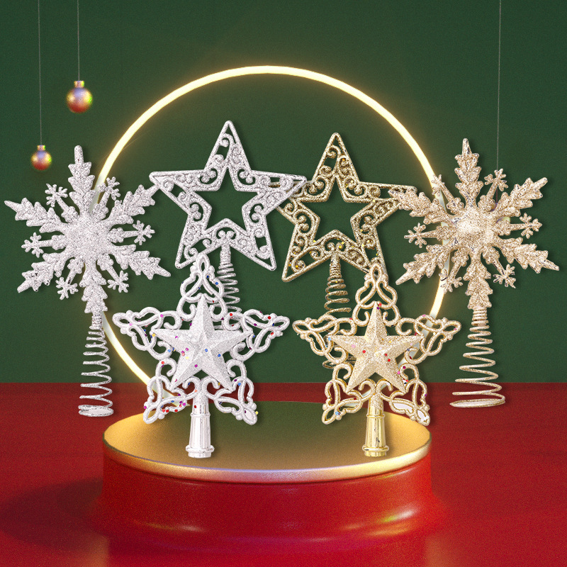 Christmas Tree Toppers Glitter - Star Tree Topper のレビューと価格