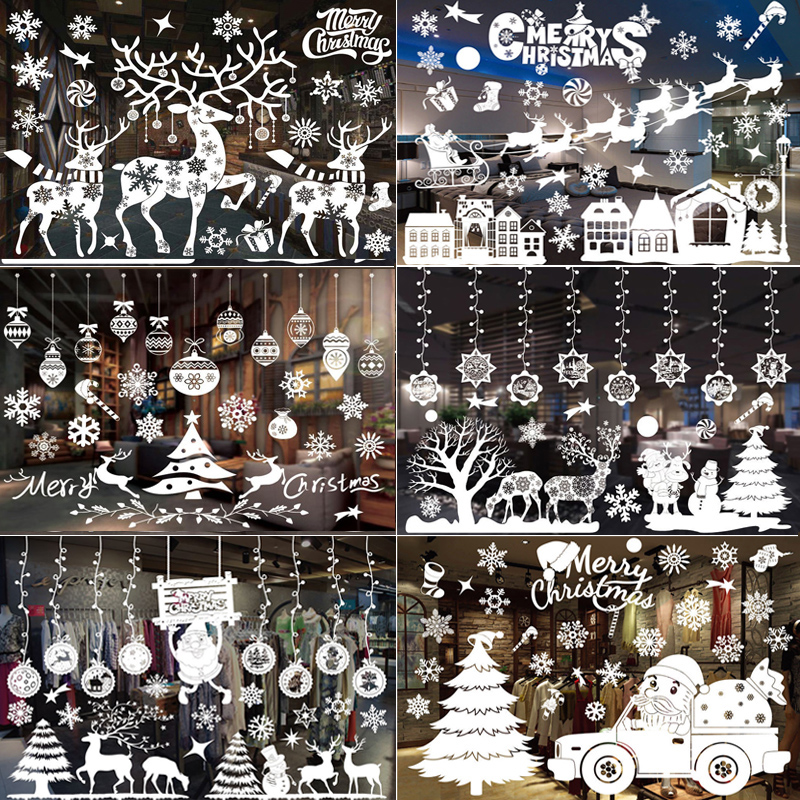Merry Christmas Decoration Win - Snowflake Window Decal のレビューと価格