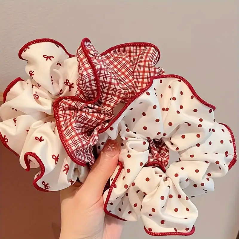 3 Pcs Sweet Red Dot Bowknot Pl - Christmas Throw Blanket のレビューと価格