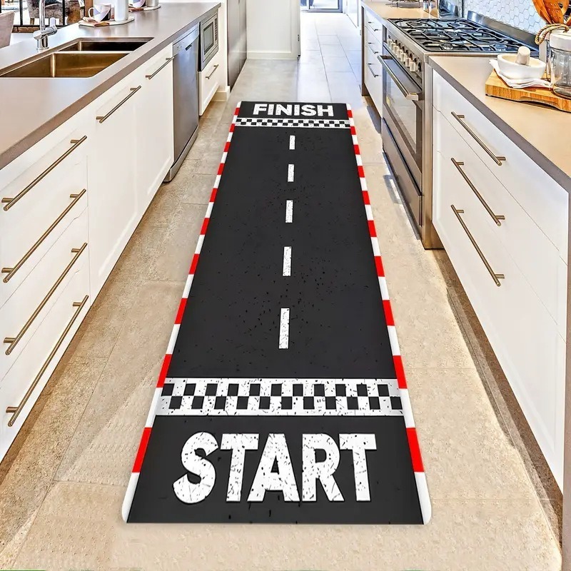 Race Car Racetrack Table Runne - Christmas Table Runner のレビューと価格