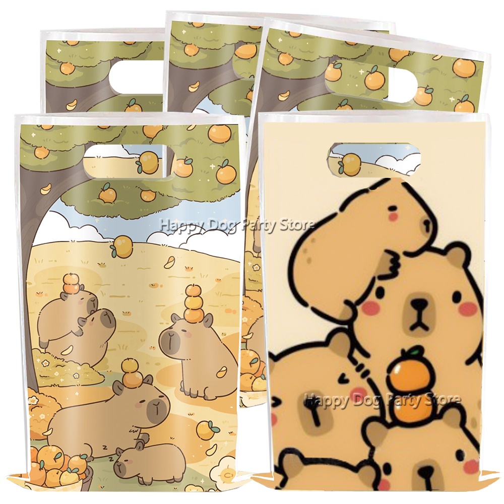 Cartoon Capybara Party Supplie - Gift Box Wrap Set のレビューと価格