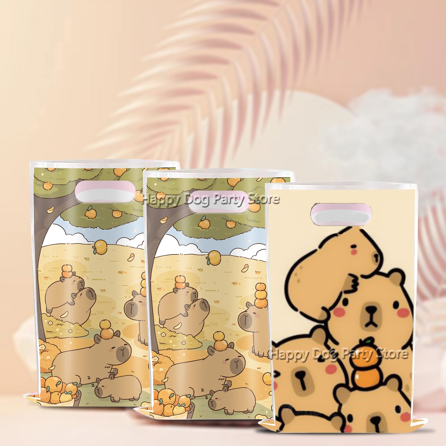 Cartoon Capybara Party Supplie - Gift Box Wrap Set のレビューと価格