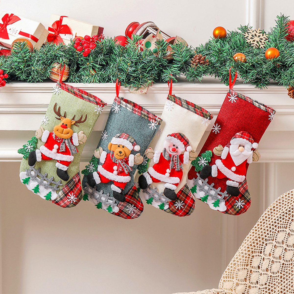 Christmas Stockings Cute Large - Christmas Stocking Hanging のレビューと価格