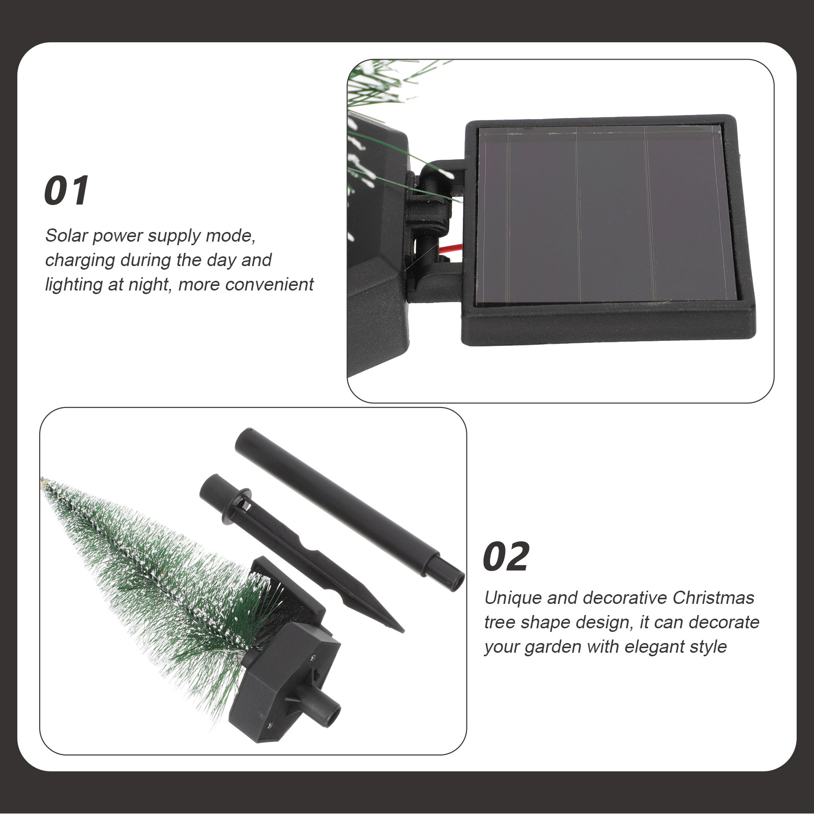 Outdoor Waterproof Garden Sola - Christmas Lights Outdoor のレビューと価格
