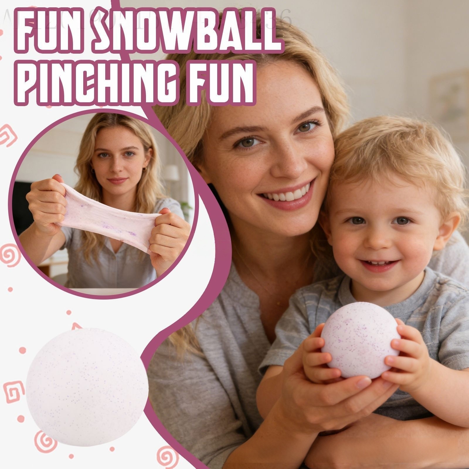 New Fun NeeDoh Snow Ball Crunc - Snow Globe Musical のレビューと価格