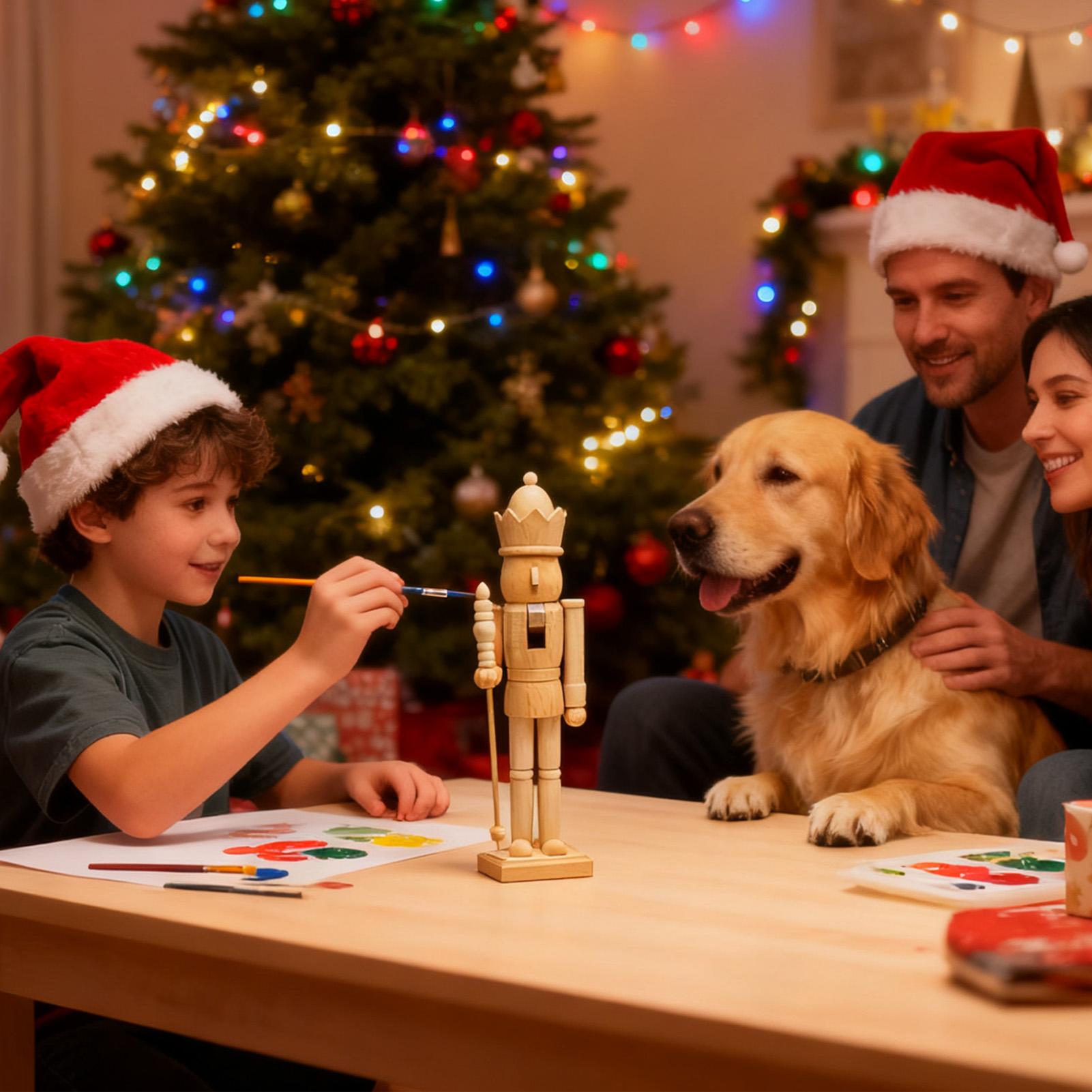 Nutcracker Decor 38cm Wooden F - Nutcracker Figurine のレビューと価格