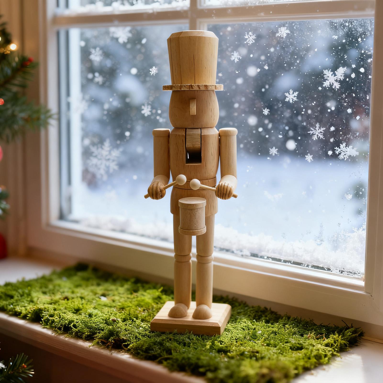 Nutcracker Decor 38cm Wooden F - Nutcracker Figurine のレビューと価格