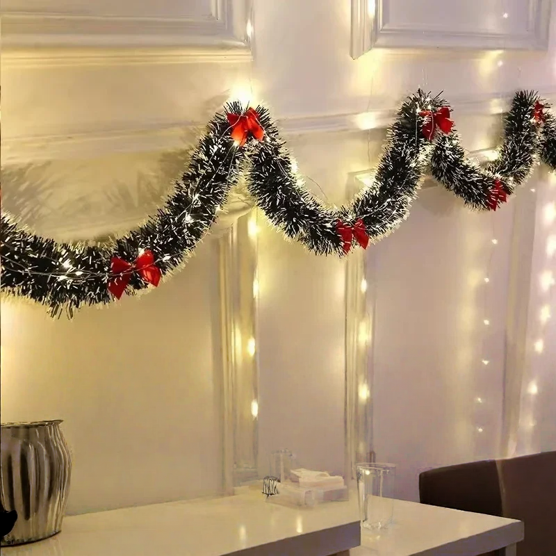 LED Christmas Tinsel Garland A - Tinsel Garland Decoration のレビューと価格