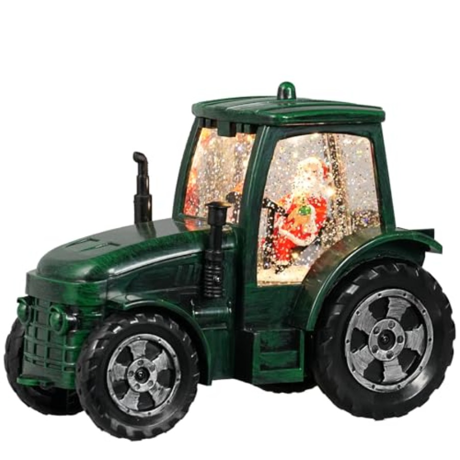Christmas Snow Globe Tractor S - Snow Globe Musical のレビューと価格