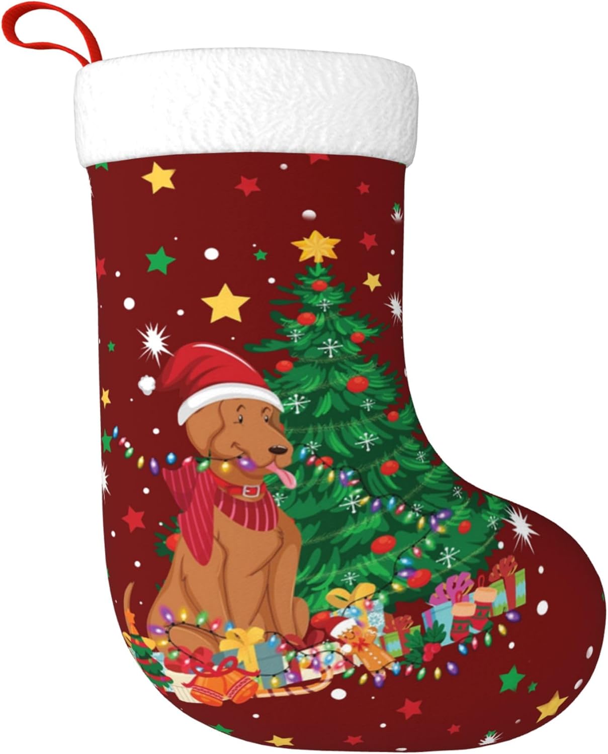 Christmas Dog Light Design 17. - Christmas Stocking Hanging のレビューと価格