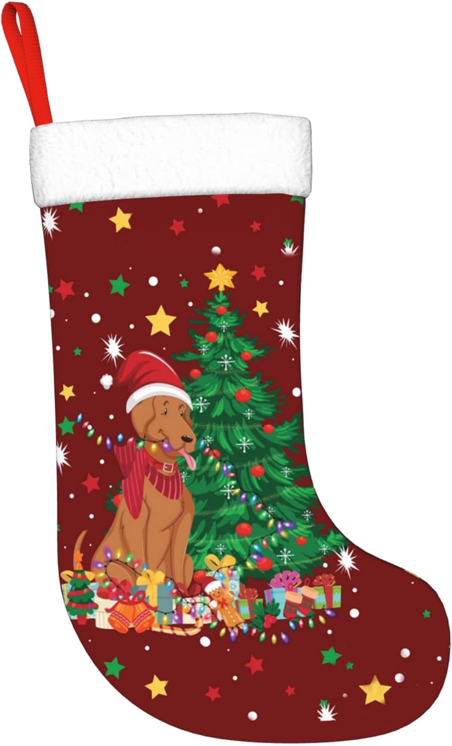 Christmas Dog Light Design 17. - Christmas Stocking Hanging のレビューと価格