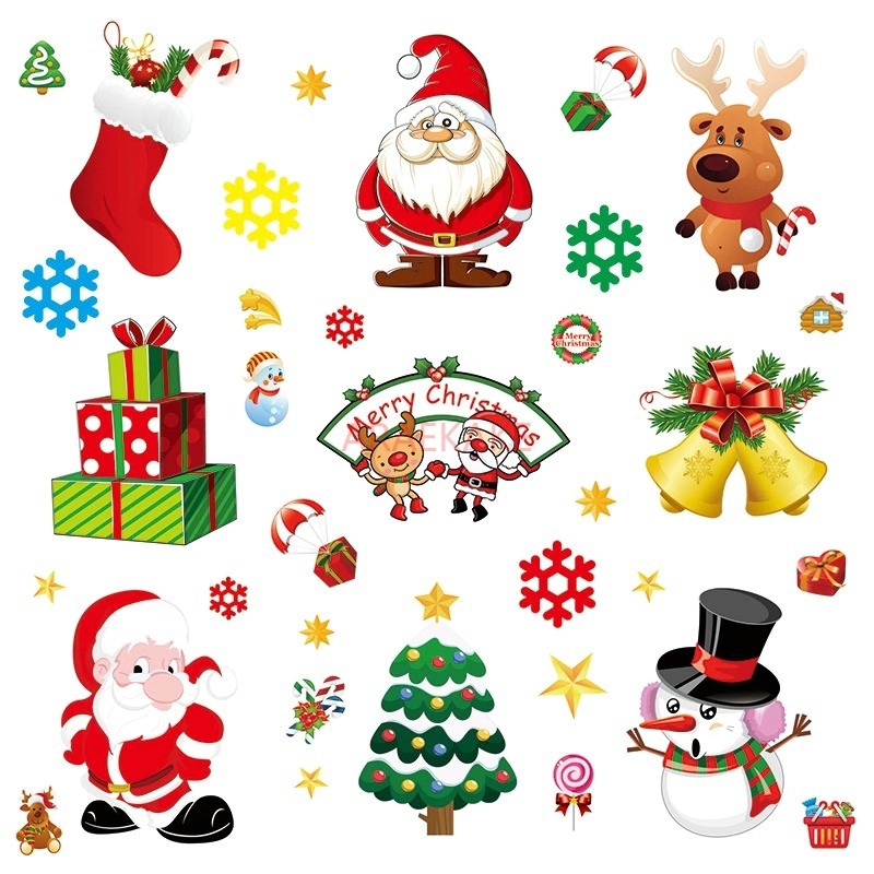 1PCS Removable Christmas Stati - Snowflake Window Decal のレビューと価格