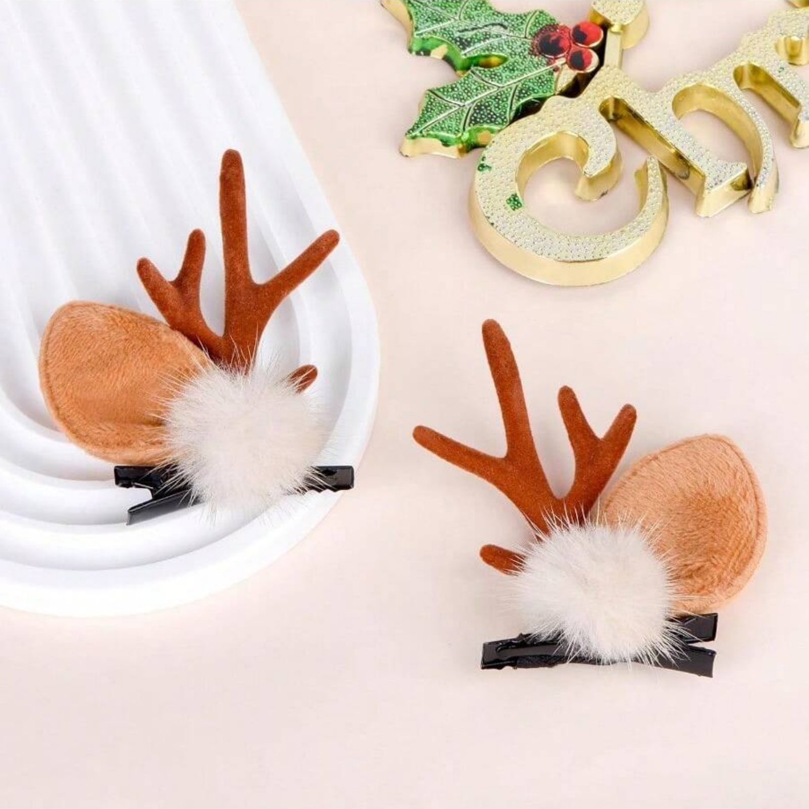 2pcs Christmas Reindeer Antler - Reindeer Antlers Headband のレビューと価格