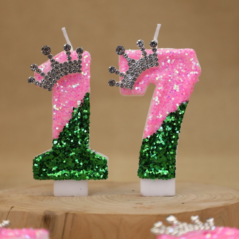Sparkling Light Green Princess - Holiday Candle Set のレビューと価格