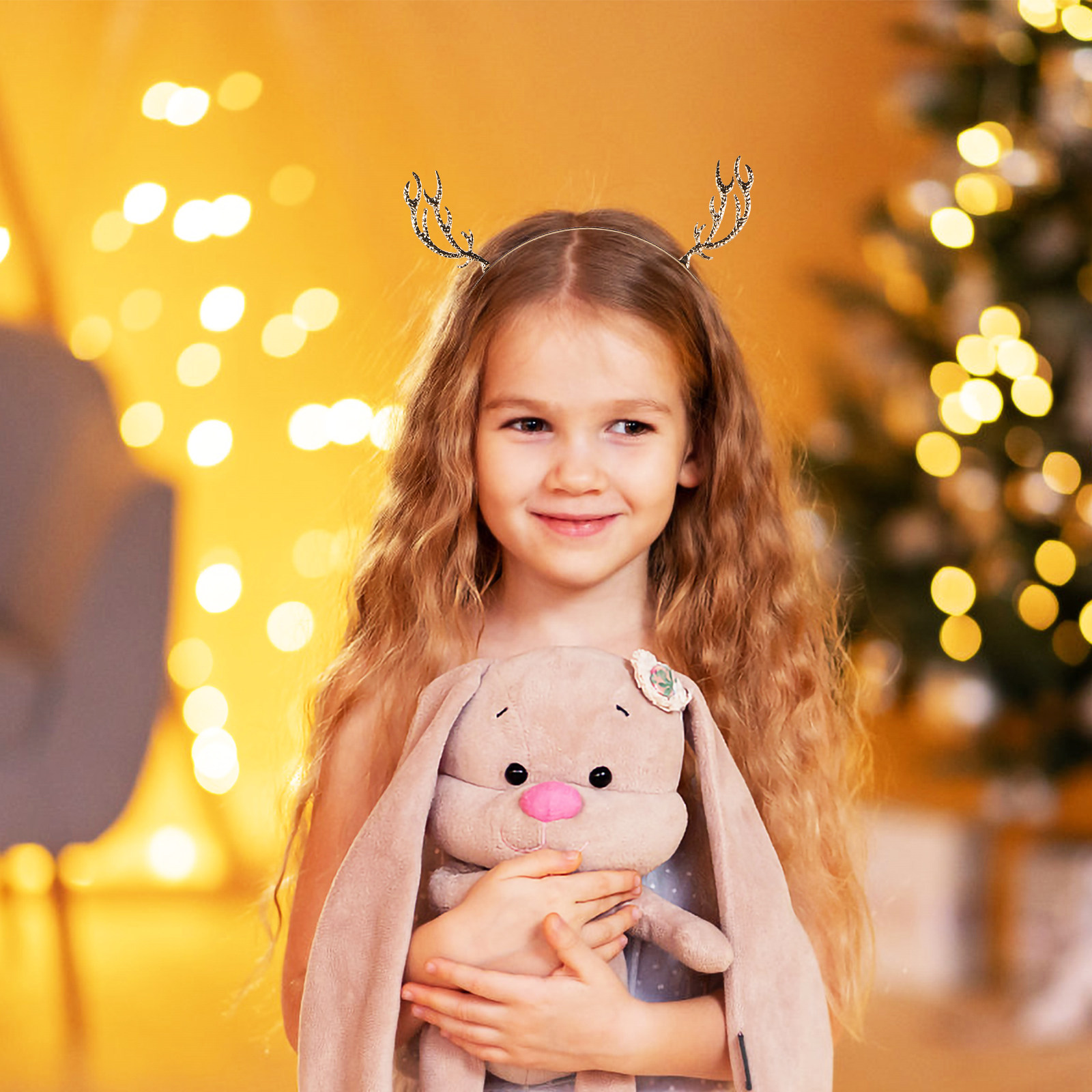 Christmas Antler Headband Rein - Reindeer Antlers Headband のレビューと価格