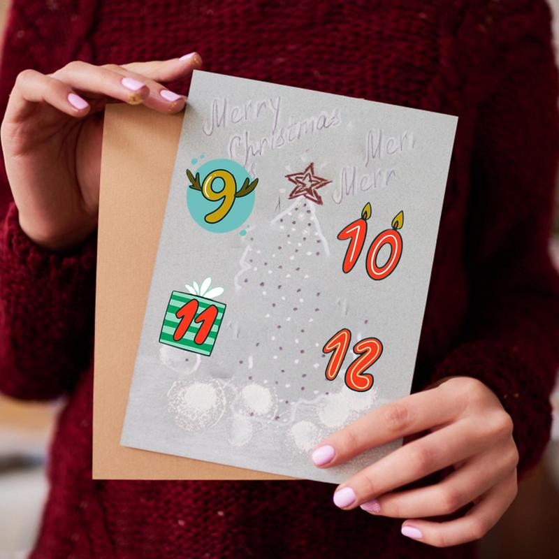 Merry Christmas Stickers Adven - Advent Calendar Gift のレビューと価格