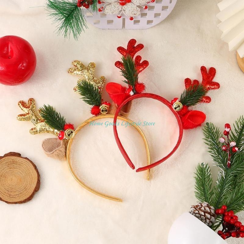 E74E Set Of 6 Festival Reindee - Reindeer Antlers Headband のレビューと価格