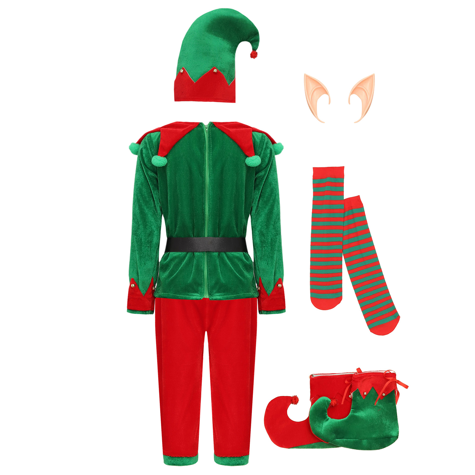 Boys Christmas Santa Claus Cos - Elf Costume Christmas のレビューと価格