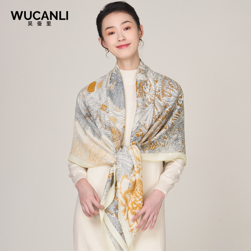 Silk & Wool Scarf Gift Box, Ca - Gift Box Wrap Set のレビューと価格