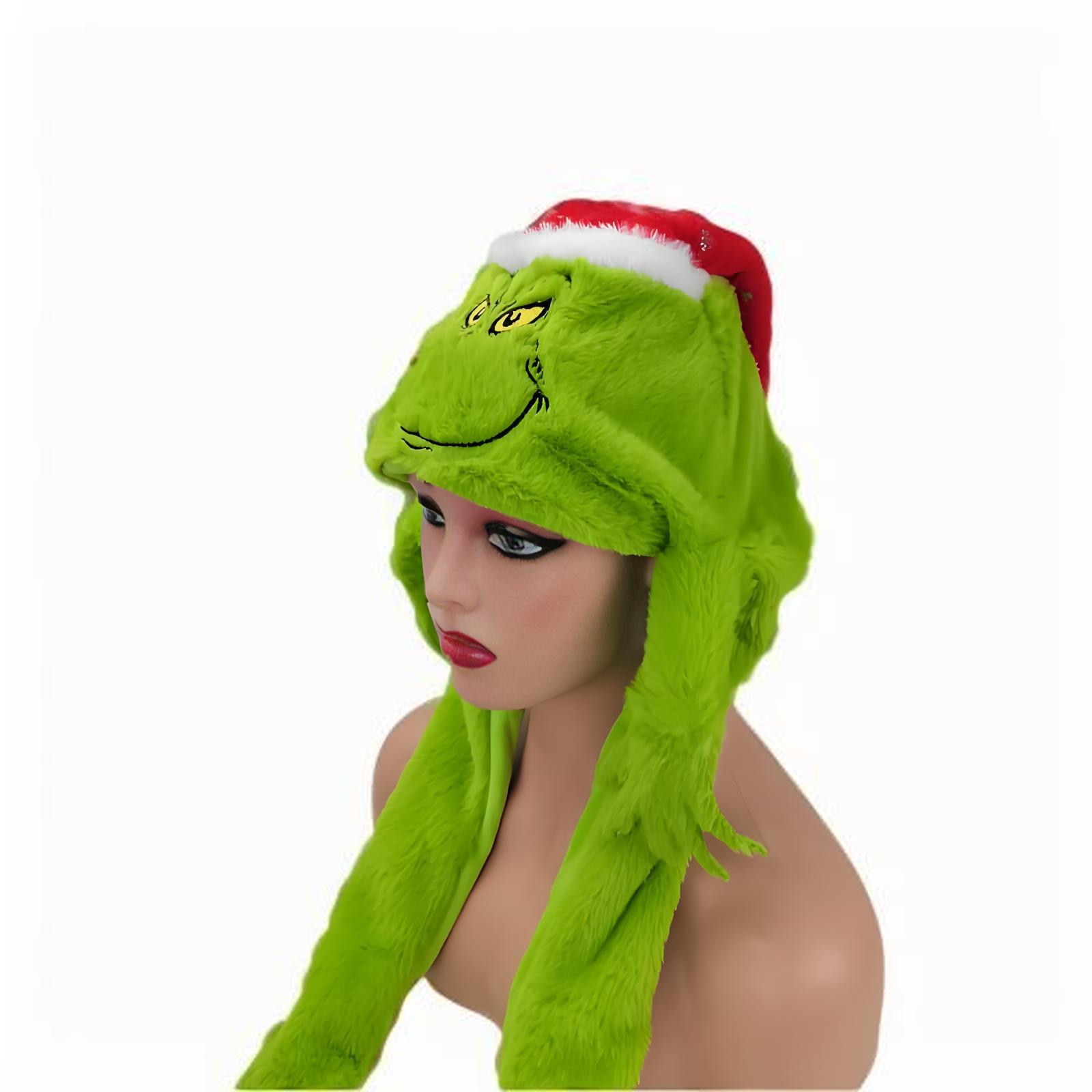 Plush Grincese Hat Cap Scarf C - Santa Hat Plush のレビューと価格