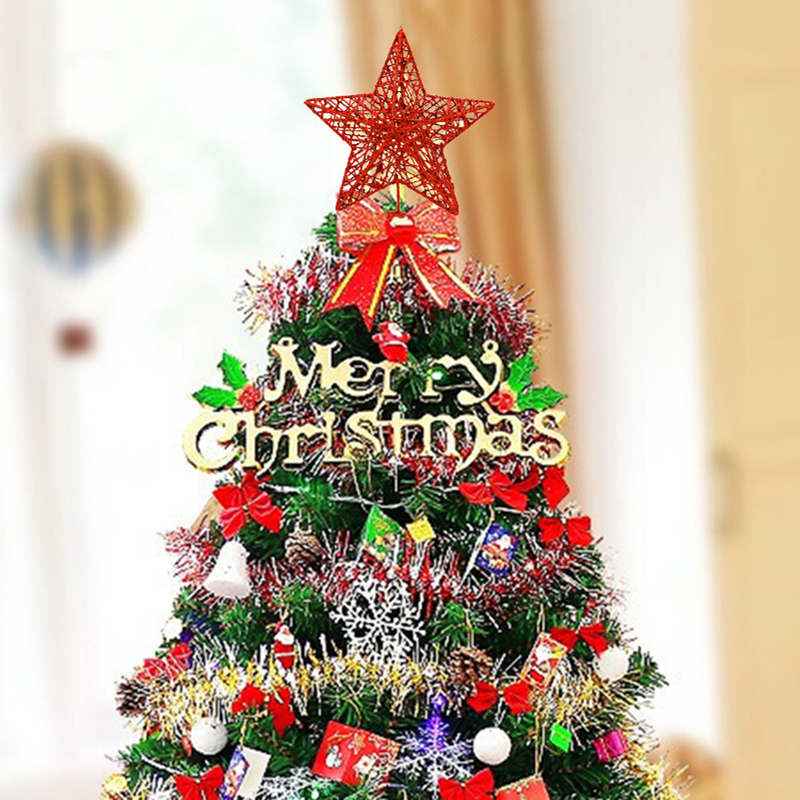 1pc Gold/Silver/Red/Blue Glitt - Star Tree Topper のレビューと価格
