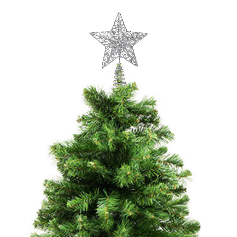1pc Gold/Silver/Red/Blue Glitt - Star Tree Topper のレビューと価格