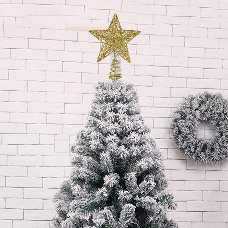 1pc Gold/Silver/Red/Blue Glitt - Star Tree Topper のレビューと価格