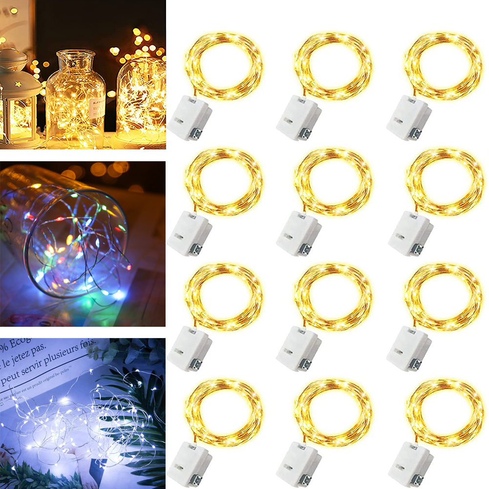 12PCS LED String Lights with 3 - Led Fairy String Lights のレビューと価格