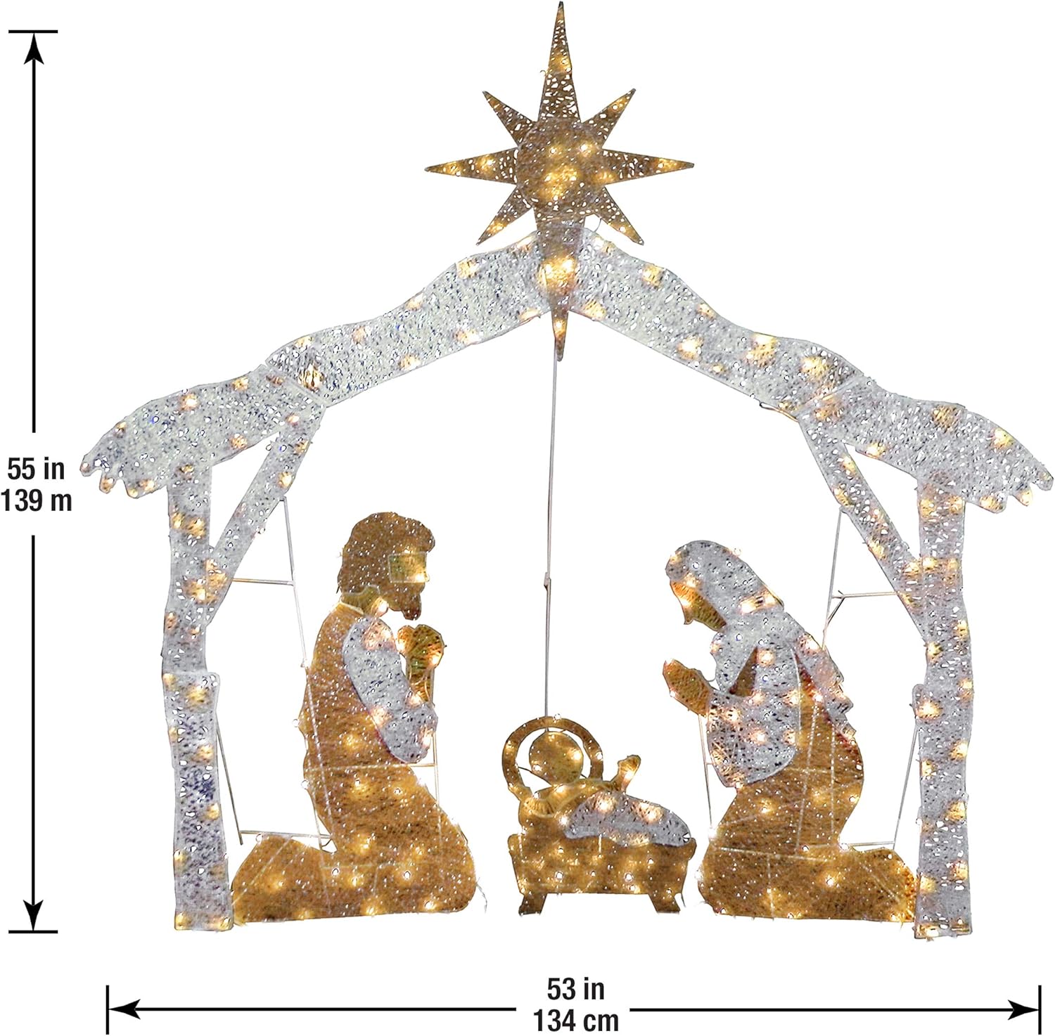 4.5 ft Pre-lit Artificial Chri - Christmas Tree Artificial のレビューと価格