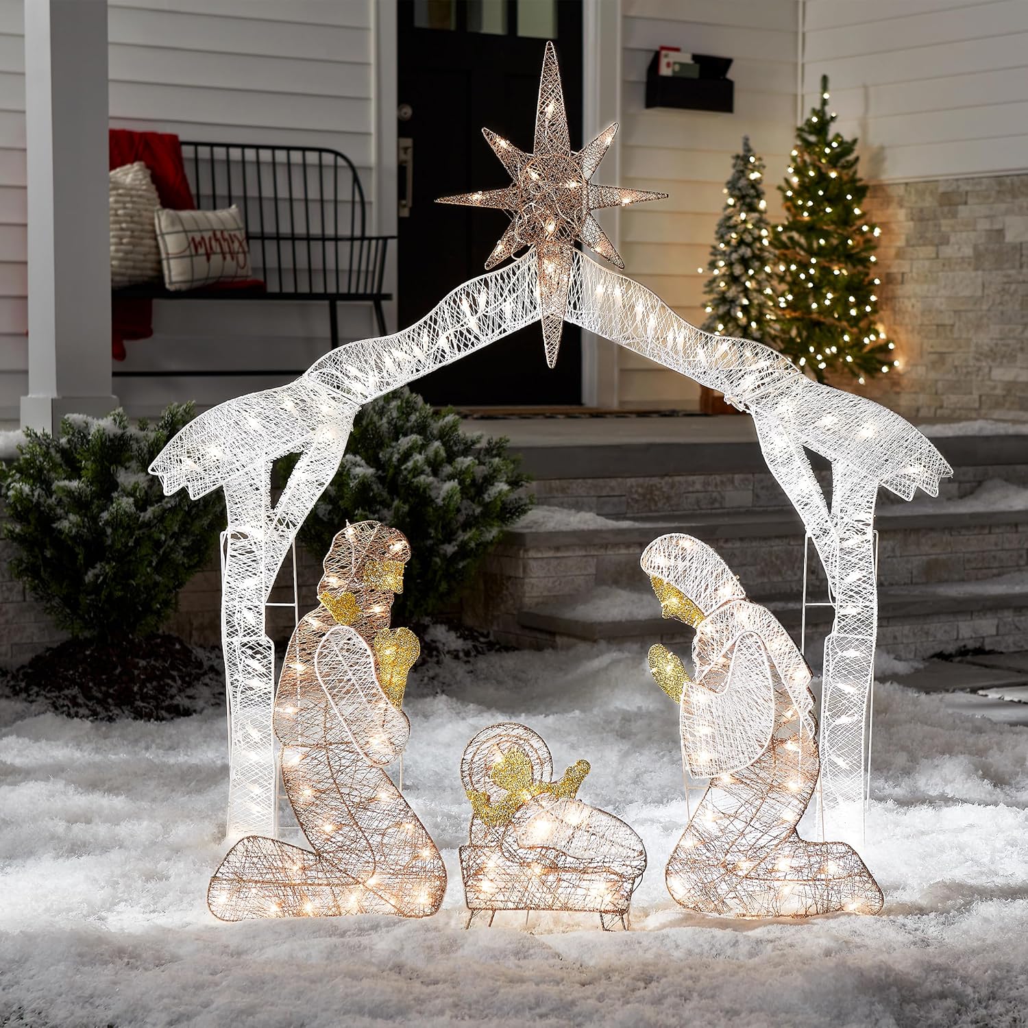 4.5 ft Pre-lit Artificial Chri - Christmas Tree Artificial のレビューと価格