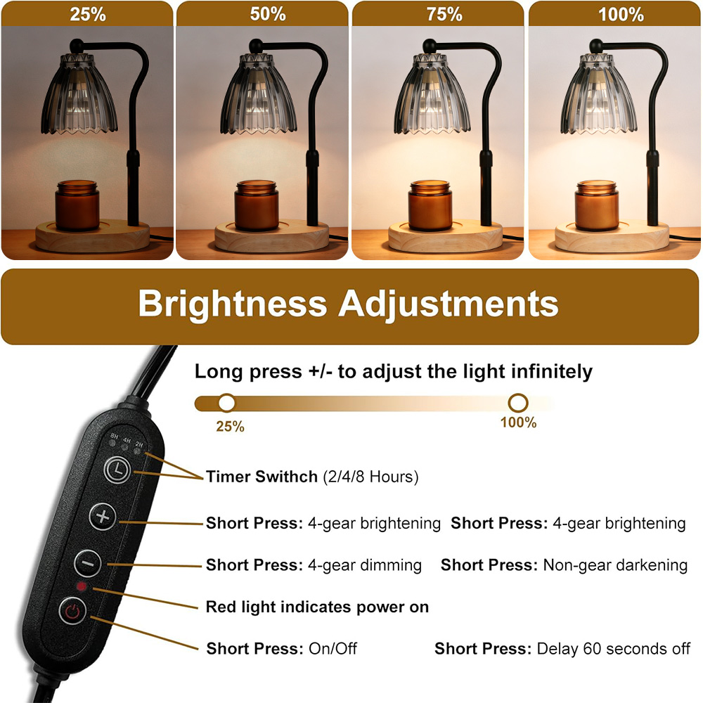 Candle Warmer Lamp with Timer  - Holiday Candle Set のレビューと価格