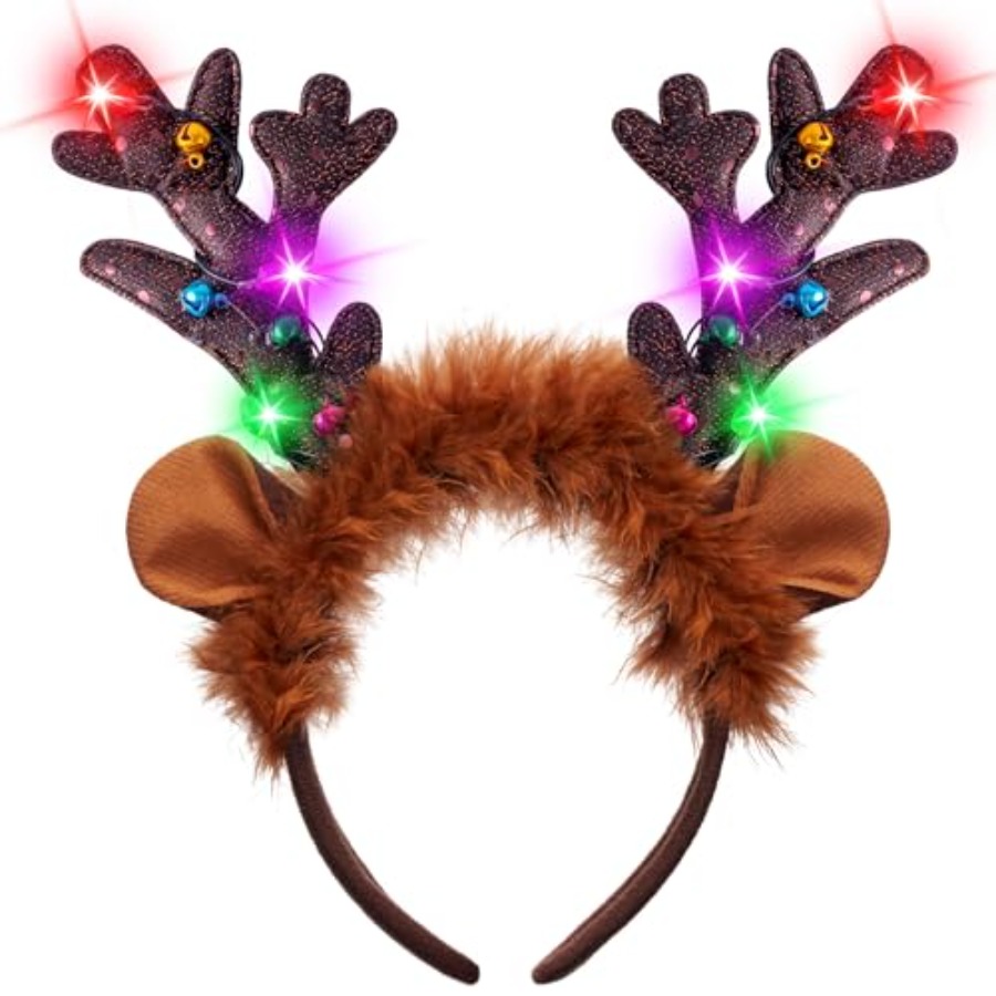 JOYIN Christmas 4PCS Reindeer  - Reindeer Antlers Headband のレビューと価格