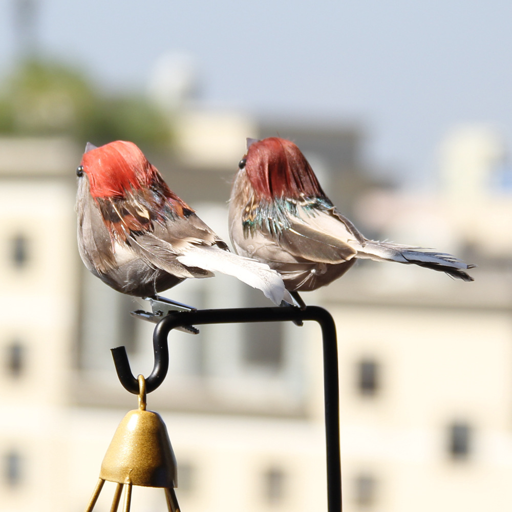2Pcs Hot Feather Bird Imitatio - Christmas Tree Artificial のレビューと価格