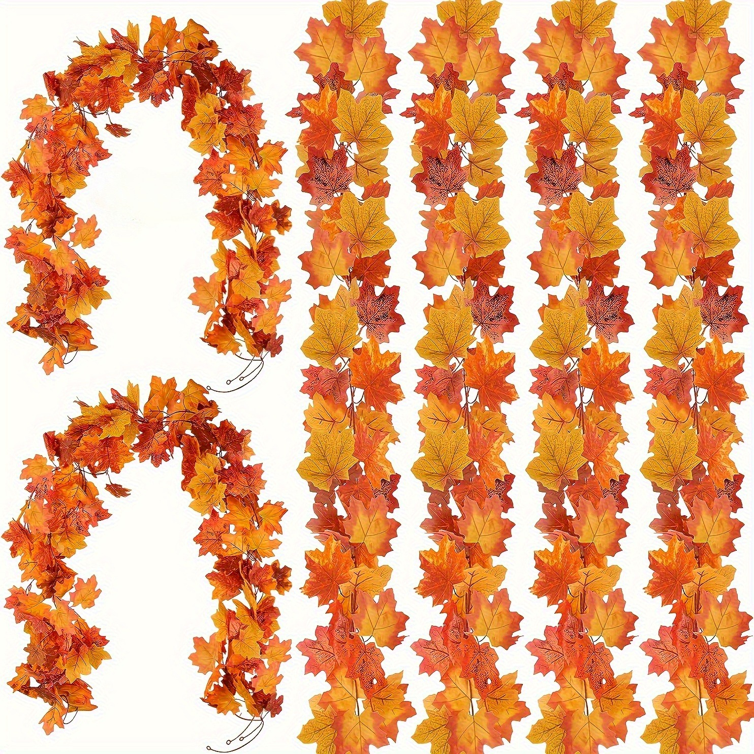 100CM Autumn Artificial Maple  - Christmas Wreath Fake のレビューと価格
