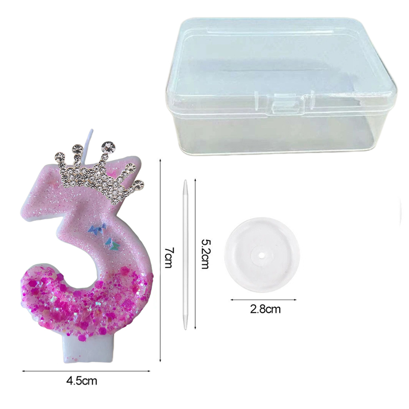 Pink Rose Red Sequins Dual Col - Holiday Candle Set のレビューと価格