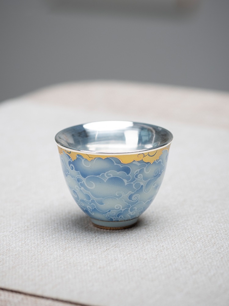 Porcelain wrapped silver cup,  - Gift Box Wrap Set のレビューと価格