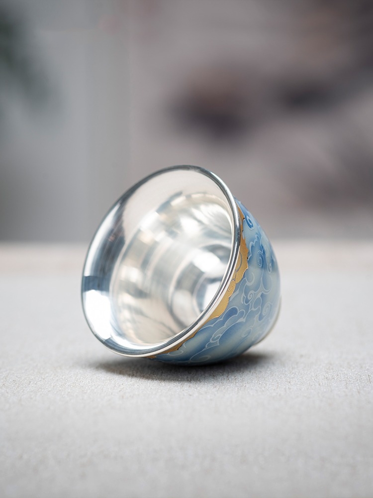 Porcelain wrapped silver cup,  - Gift Box Wrap Set のレビューと価格