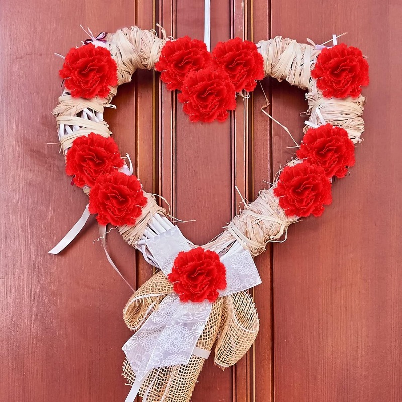 10/20Pcs Rose Artificial Flowe - Christmas Wreath Fake のレビューと価格