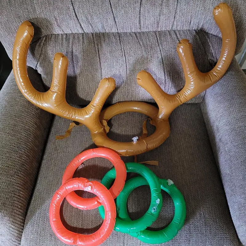 1/3/5set Christmas Game Inflat - Reindeer Antlers Headband のレビューと価格