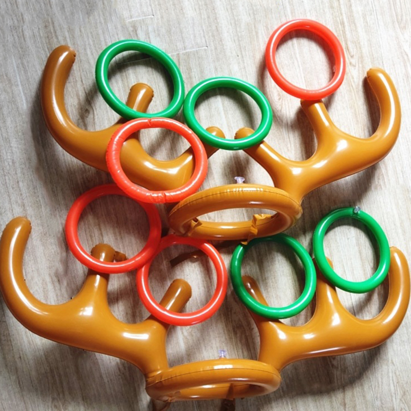 1/3/5set Christmas Game Inflat - Reindeer Antlers Headband のレビューと価格