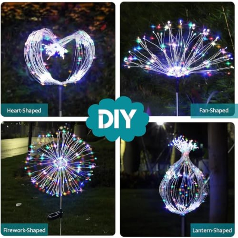 Solar Firework Lights, Lightin - Christmas Lights Outdoor のレビューと価格