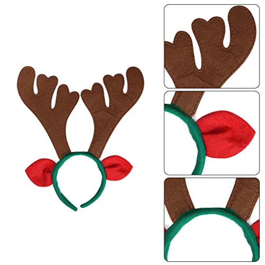 Max Fun 12Pcs Christmas Reinde - Reindeer Antlers Headband のレビューと価格